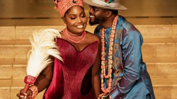 Bisola & Andrew’s Edo-Itsekiri Trad Was a Festival of Love and Culture!