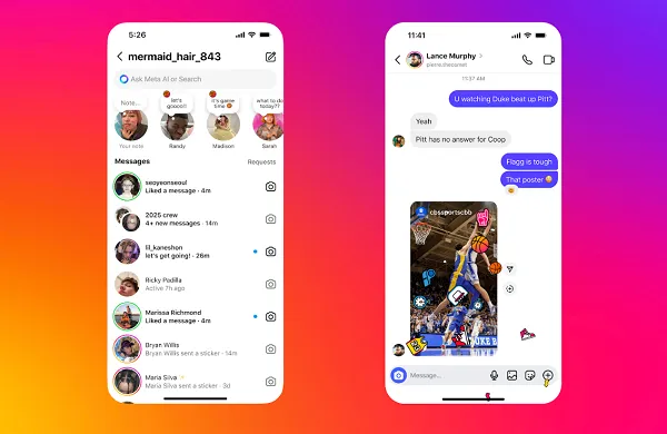 Instagram Adds March Madness-Themed Features