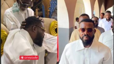 Richard Quaye Donates Ghc 100,000 and Assorted Food Items to National Chief Iman in First Public Appearance Since GRA Controversy