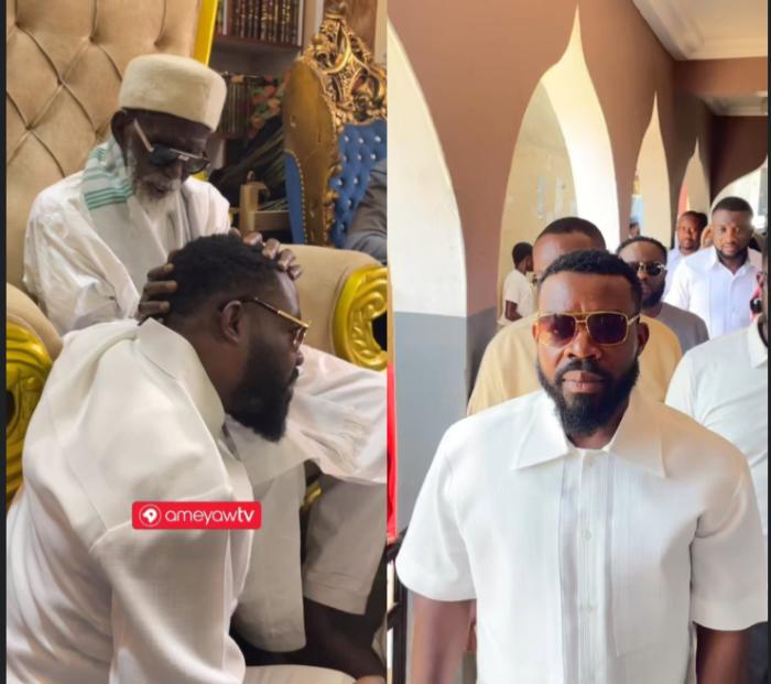Richard Quaye Donates Ghc 100,000 and Assorted Food Items to National Chief Iman in First Public Appearance Since GRA Controversy