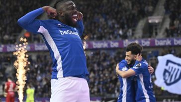 Arokodare hits 20 for the season in Genk’s 4-0 win over Gent