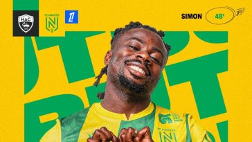 Moses Simon nominated for Marc-Vivien Foé award amid Nantes’ struggles