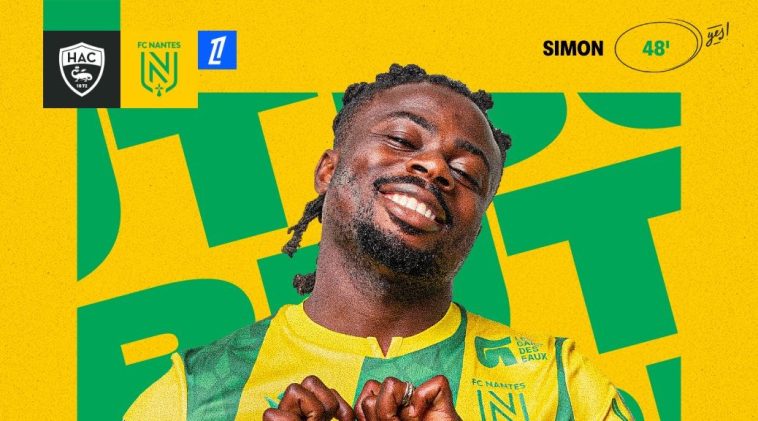 Moses Simon nominated for Marc-Vivien Foé award amid Nantes’ struggles