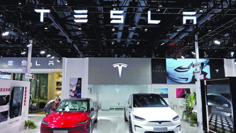 Las ventas mundiales de Tesla caen 13% en el primer trimestre de 2025