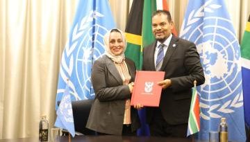 WHO South Africa’s New Representative Presents Credentials to DIRCO