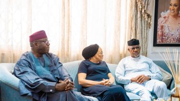 PICTORIAL: Abiodun, Fayemi pay Ajimobis condolence visit over daughter’s death
