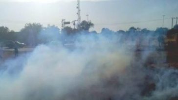 Breaking: Police teargas peaceful protesters in Abuja
