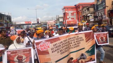 Nationwide Protest: Demonstrators defy IG’s order, storm Lagos streets, converge at Ikeja Under-Bridge