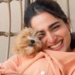 Ayesha Khanâs Viral Video with Puppy Sparks Playful Comments on Instagram