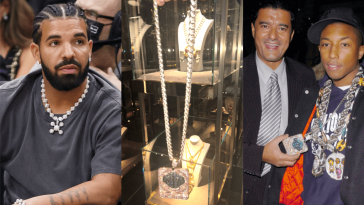 Drake Adds Another Classic Pharrell Chain To His Collection Thanks To Kid Cudi