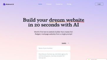 ButternutAI: AI website builder