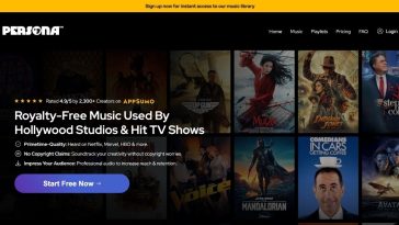 PersonaMusic: Royalty-free music library