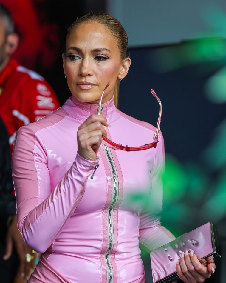 Jennifer Lopez Doubles Down on the Naked Shoe Trend in a Britney Spears-Coded Bodysuit