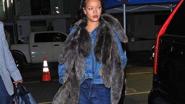 Leave It to Rihanna to Fancify Head-to-Toe Denim