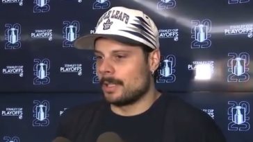 “There’s more traffic”: that’s playoff fever in Toronto for Auston Matthews