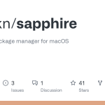 Sapphire: Rust based package manager for macOS (homebrew replacement)