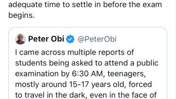2025 UTME: No exams held at 6 am â JAMB responds to Peter Obiâs criticism