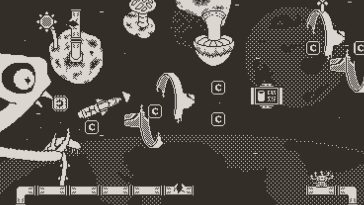 Suborbital Salvage is a thrilling endless runner for Playdate that pelts you with asteroids and insults