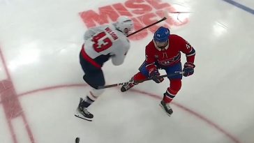 Checking Alexandre Carrier: Tom Wilson yelled to warn him