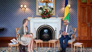 WHO Representative discussed national health priorities with His Excellency, the President of the Republic of Mauritius