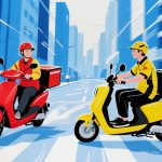 Will Market Shake Up Smooth the Road for Takeout Couriers?