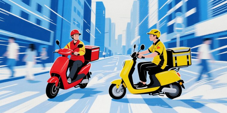 Will Market Shake Up Smooth the Road for Takeout Couriers?