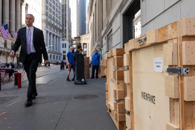 The economy shrinks for the first time since 2022 — and stocks fall sharply