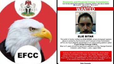 Foreigner declared wanted by EFCC over CBEX investment fraud