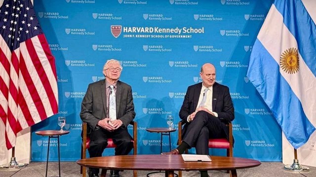 Sturzenegger fue a Harvard y se acordó de la frase de Cristina: “Esto no es La Matanza”