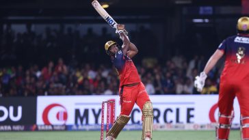 Romario Shepherd-led RCB survive Mhatre’s brilliant 94 to beat CSK by two runs