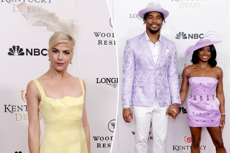 Celebrities attend the Kentucky Derby 2025 red carpet: Simone Biles, Selma Blair and more