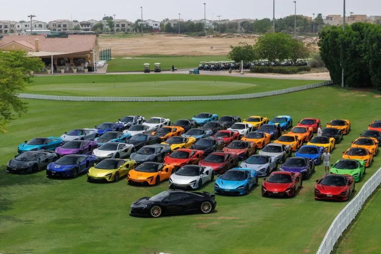 65 McLaren supercars gather in the UAE to celebrate McLaren community drive