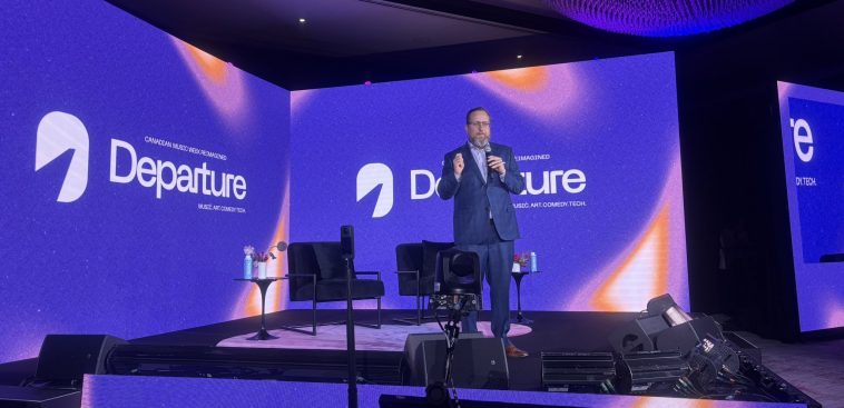 Music Canada CEO Patrick Rogers delivers “State of the Industry” remarks at Departure 2025