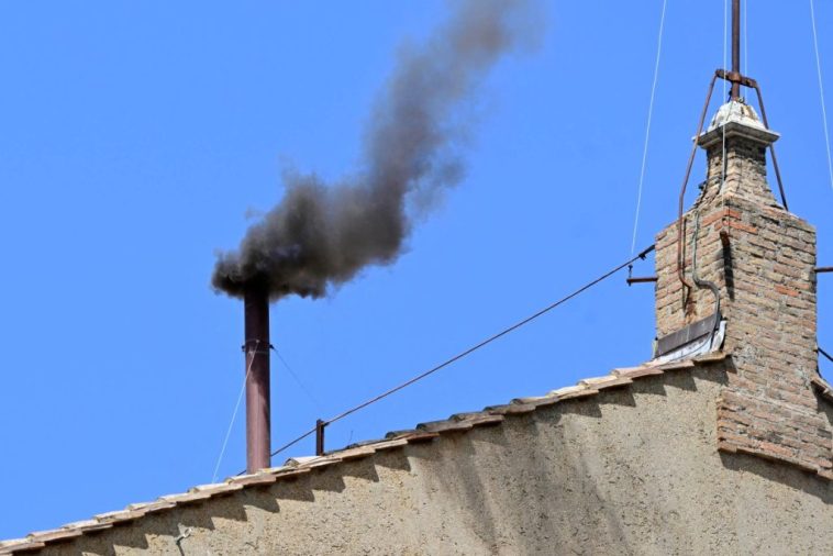 Again, black smoke at the Vatican, no pope yet