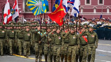 Russia stages massive victory day parade, Putin hails troops in Ukraine as foreign leaders attend