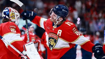 Matthew Tkachuk threatened William Nylander following the hit on Aleksander Barkov