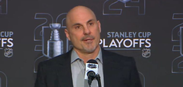 Rick Tocchet leaves for Philadelphia