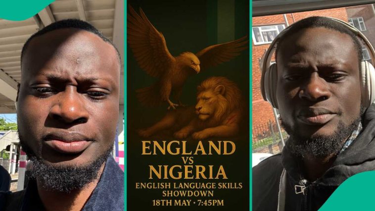Nigerian man set to compete with British man to know who speaks English better