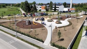 FOTO: Otvoren jedan od najmodernijih dječjih parkova u Hrvatskoj, vrijedan je 360.000 eura