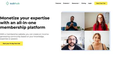 SubHub: Membership platform for monetizing expertise
