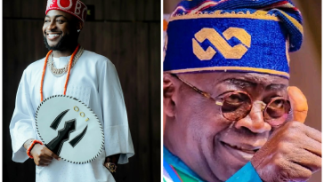 Davido and co. pay courtesy visit to President Tinubu