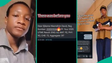 UTME resit 2025: Maths teacher who got 317 in first exam displays new result