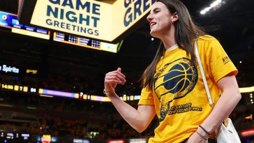 Caitlin Clark, Kylie Jenner, and Timothée Chalamet Watch New York Knicks Fall to the Indiana Pacers