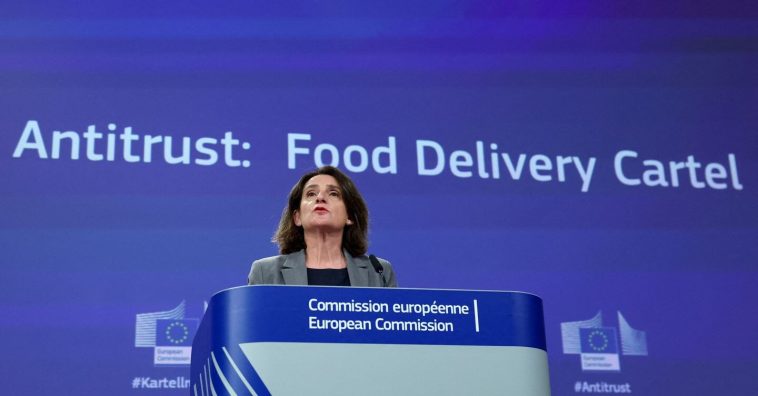 Antitrust Ue, per Delivery Hero e Glovo multa da 329 milioni per cartello