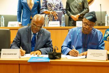 World Health Organization and TY Danjuma Foundation sign US$ 2.26 million partnership to strengthen primary health care in Nigeria