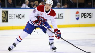 “If Lane Hutson gets offered Jake Sanderson’s contract, maybe he’d be interested.”