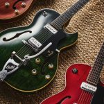 “The catalog proclaimed the instrument to be: ‘For the young artist with a flair for showmanship!’”: Guild Starfires appeared in the hands of The Kinks’ Dave Davies and Jerry Garcia, and shook up the electric guitar scene in the early ’60s