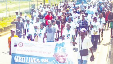 Youths rally for Tinubu in Lagos, Abuja