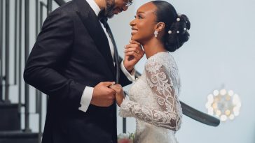 Obehi & Steven are #SOinlove! Their White Wedding Photos are Proof