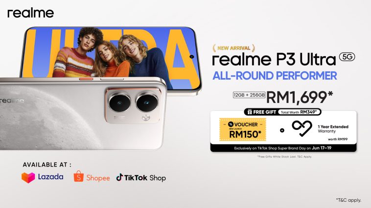 realme P3 Ultra Launches in Malaysia with Glow-in-the-Dark Design and Dimensity 8350 Ultra at RM1,699